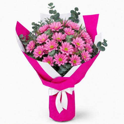 Pembe Papatya Buketi
