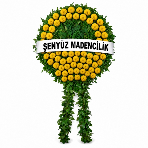 Cenaze Çelengi Sarı Ginya